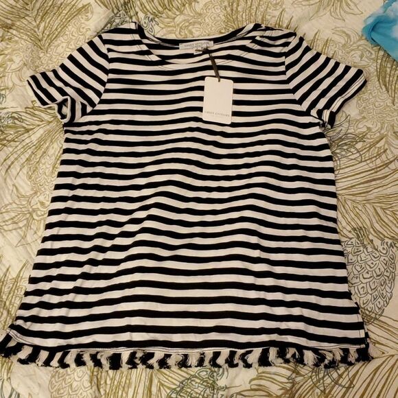 Green Envelope Los Angeles T-Shirt Black White Tassle - Picture 1 of 11